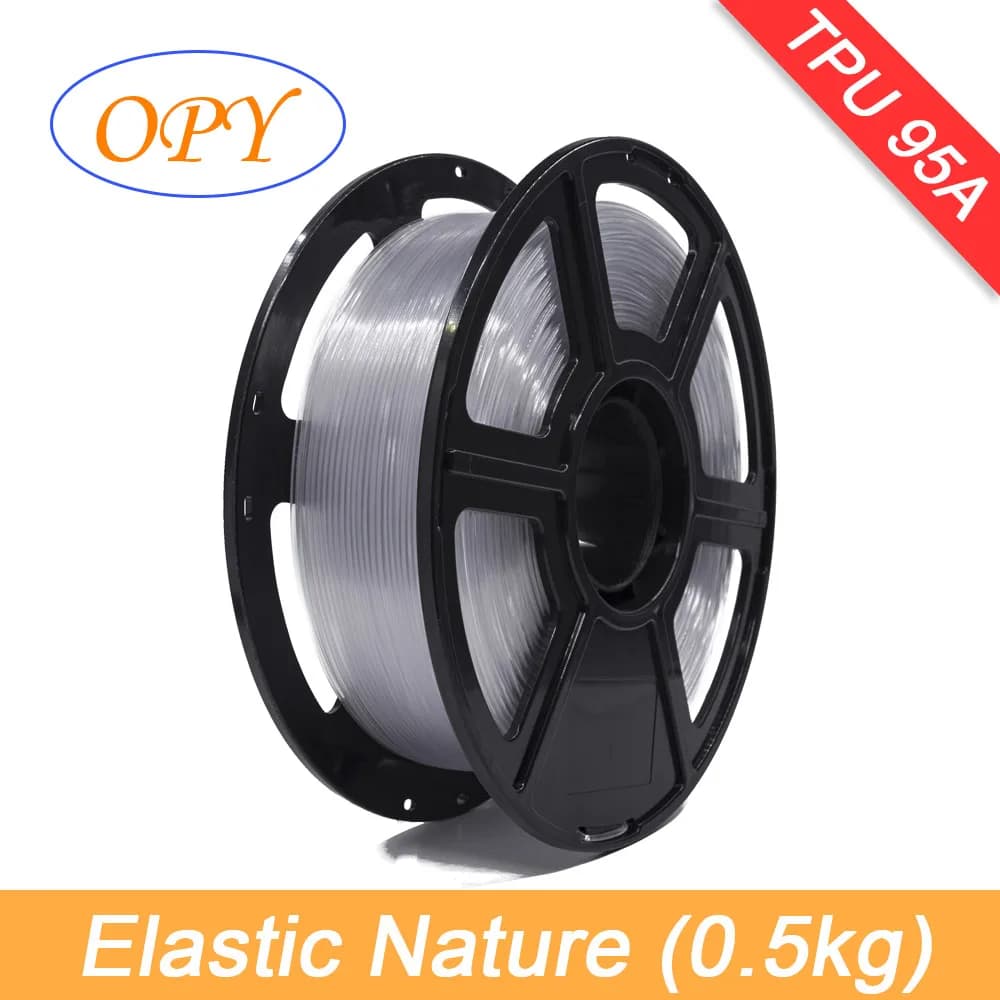 Filamento TPU flessibile elastico 3D 1,75 mm Materiale in gomma Rotolo Flex Nero 1 kg 0,5 kg 100 g 10 m Stampante Natura Rosso Verde Blu Campione