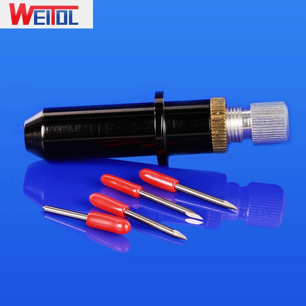 Weitol 5 pz/lotto PCUT plotter lame taglierina 30/45/60 gradi plotter in metallo duro strumenti di taglio del vinile strumenti di incisione CNC