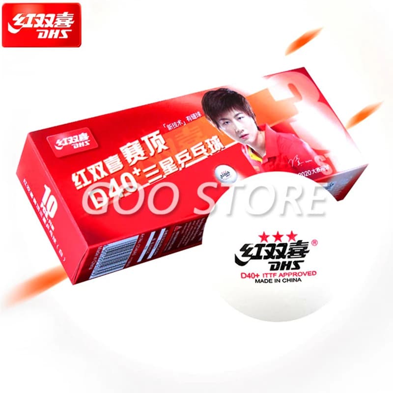 DHS 3 stelle D40 + palline da ping pong 3 stelle nuovo materiale cucito ABS plastica ping pong palla poli