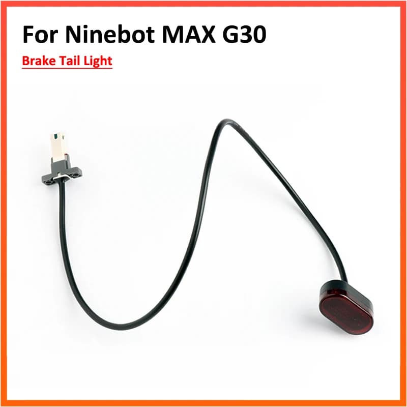 Fanale posteriore parafango posteriore per Ninebot Max G30 G30L scooter elettrico segnale impermeabile targa accessori luce freno