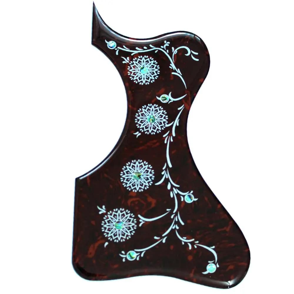 Battipenna per chitarra acustica 42 "/43" per chitarra J200, intarsi in celluloide di spessore 2mm Pick-guard,Golpeador para guitarra actica
