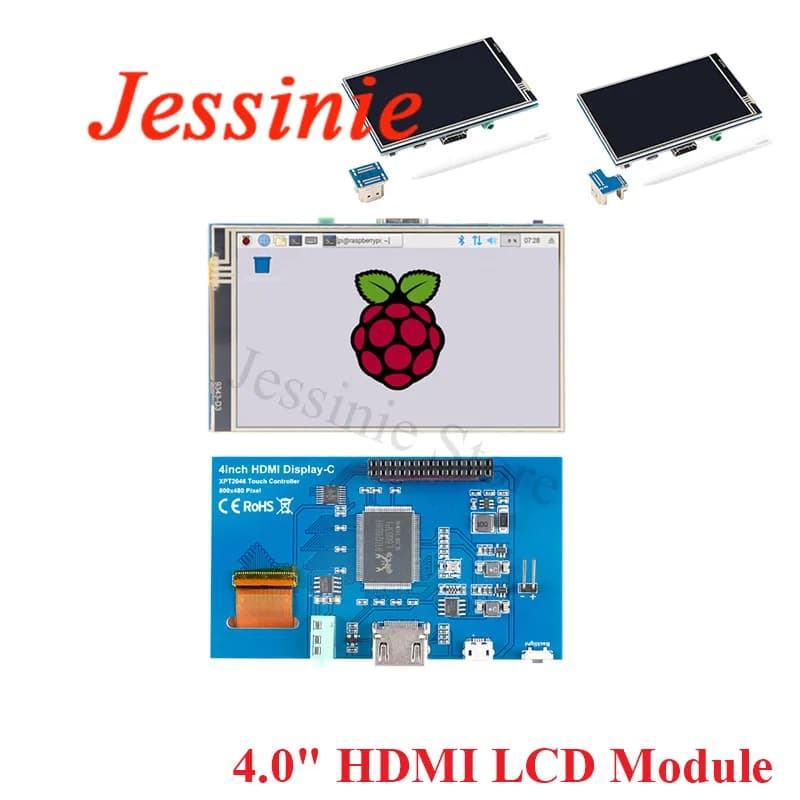 Touch screen LCD HD da 4 pollici compatibile HDMI Modulo display da 4.0 "800*480 TFT IPS NT35510 per Raspberry Pi 3rd 4th 2 3 B/B+/3B+/4B