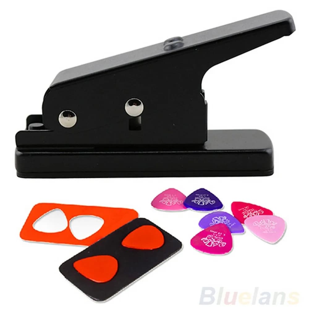 1 pz chitarra acustica chitarra elettrica basso plettro Punch Picks Maker Card Cutter accessori per chitarra parti
