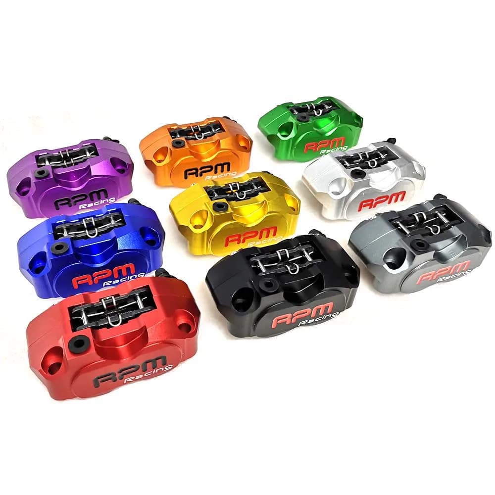 Moto RPM Pinza Freno Pompa Freno 82mm Montaggio 4 Pistoni Radiale Per Yamaha Kawasaki Scooter Dirt Bike Modifica
