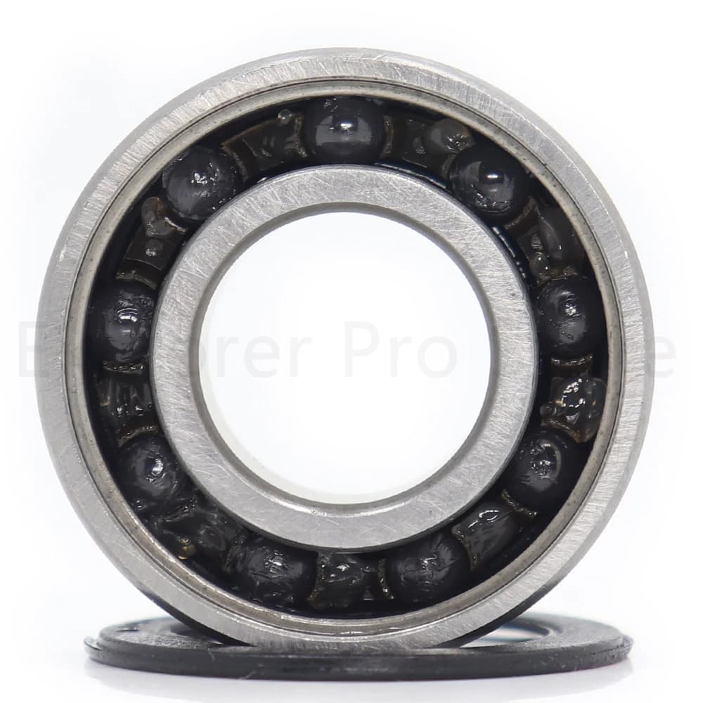 6002 Cuscinetto ceramico ibrido 15x32x9 mm ABEC-1 1PC Staffe inferiori per bicicletta e ricambi 6002RS Cuscinetti a sfere Si3N4