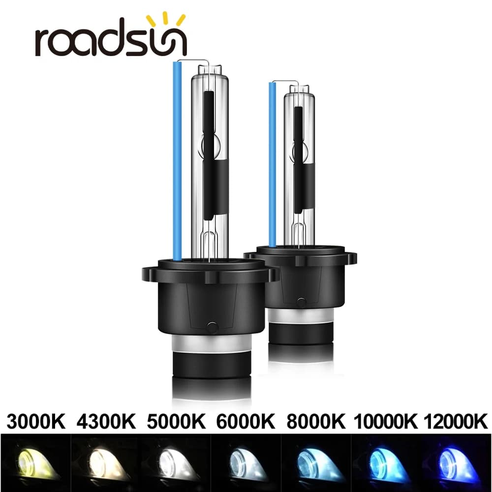 D2S D2R Xenon HID lampadine 35W 55W 70W lampada frontale per fari per Auto luci di ricambio automatiche DC 12V alto basso 4300K 5000K 6000K 8000K
