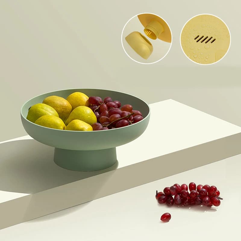 Piatto da frutta rotondo PS Vassoio per caramelle Vassoio per snack Ciotola per frutta secca Piatto per torta con piede alto Piatti da dessert Vassoio per rinfresco Ciotola per insalata