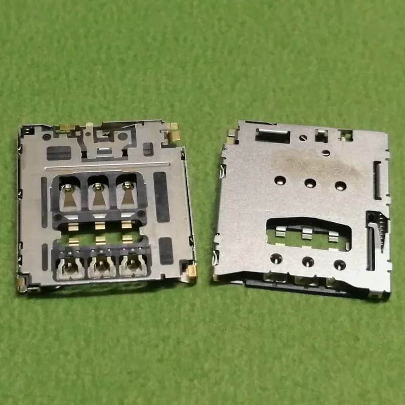 2-5 Pezzi Nuovo Lettore di Schede SIM con Slot per BlackBerry Q5 Z30/ Z10 Q10/ Q20/ 9720 9800 InFocus IN810 M512 M2 M510T