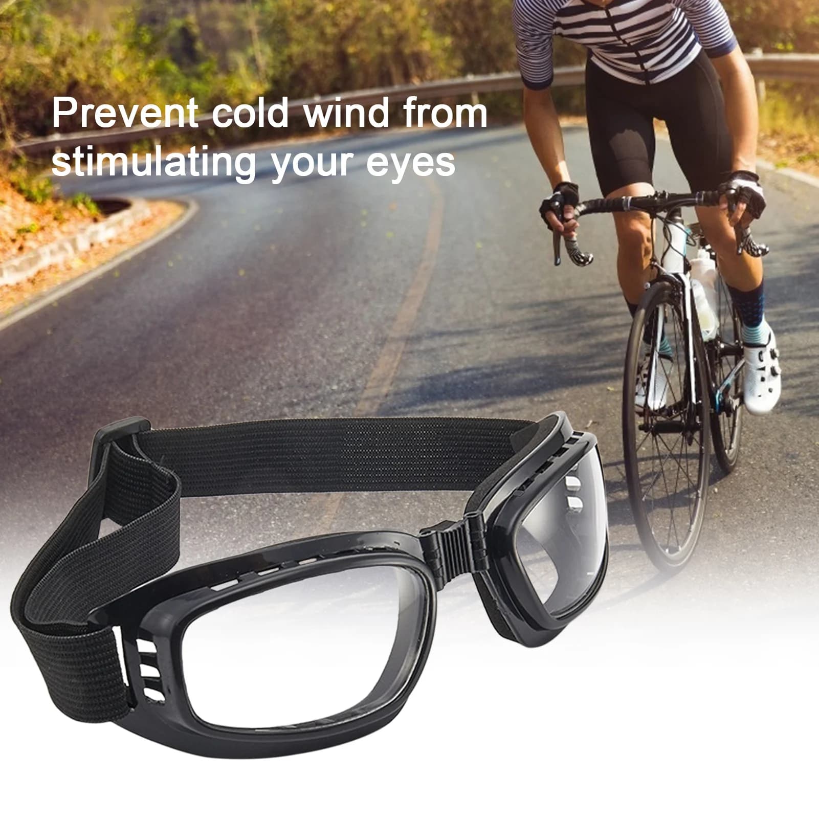 Occhiali da ciclismo per moto Lenti antiriflesso Occhiali da sci Occhiali da moto Occhiali da sole da ciclismo polarizzati giorno notte Occhiali da equitazione Hot