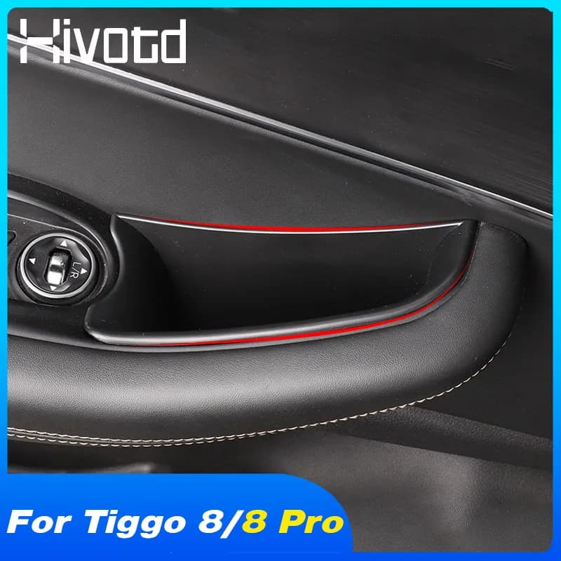 Auto Front Door Rear Handles Box Storage Interior Accessories Decoration Parts For Chery Tiggo 8/8 Pro/Tiggo 8 Pro Max 2023