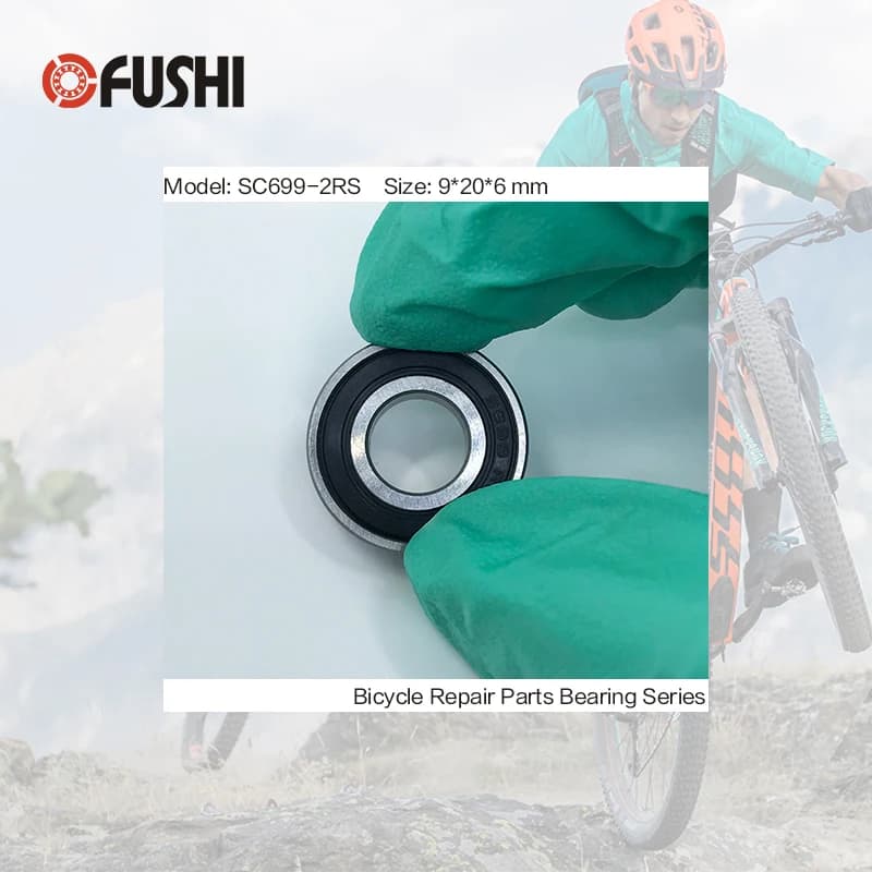 699-2RS inossidabile cuscinetto 9*20*6mm (1 PC ) ABEC-3 6904 RS mozzo della bicicletta anteriore posteriore mozzi ruota 9 20 6 cuscinetti ceramici delle sfere