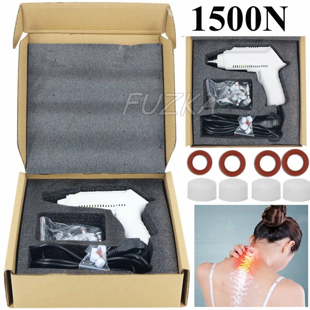 1500N Chiropractic Adjustment Tools Electric Chiropractical Massage Gun 30 Strength Levels Massage for Adjustable Spine Correction