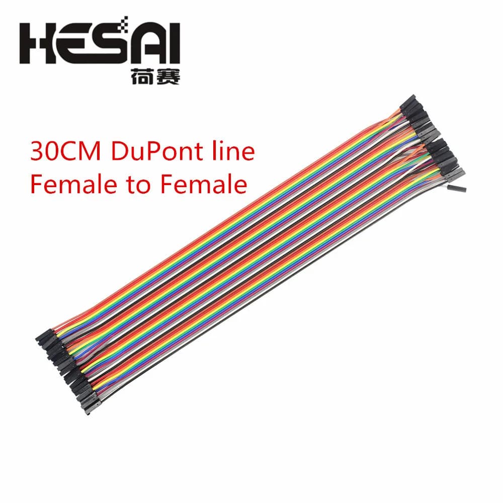 Cavo DuPont da 30 cm Maschio-Maschio + Maschio-Femmina e Femmina-Femmina, Connettore Jumper per Breadboard per Kit Fai-da-te Arduino