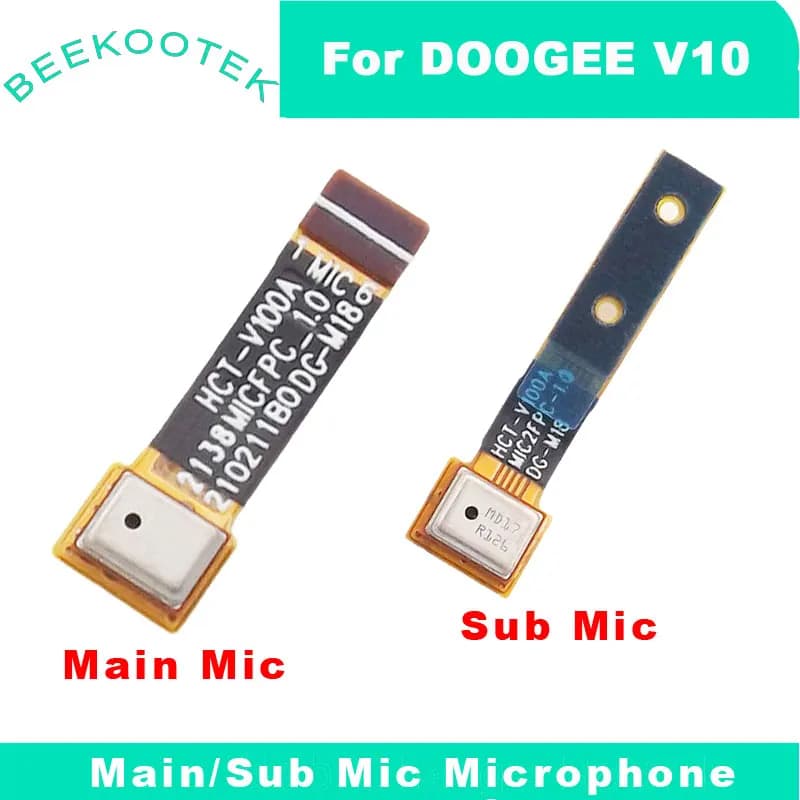 New Original DOOGEE V10 V11 Main Module Sub Mic Microphone Cable Flex FPC Accessories For Doogee V10 Smart Phone