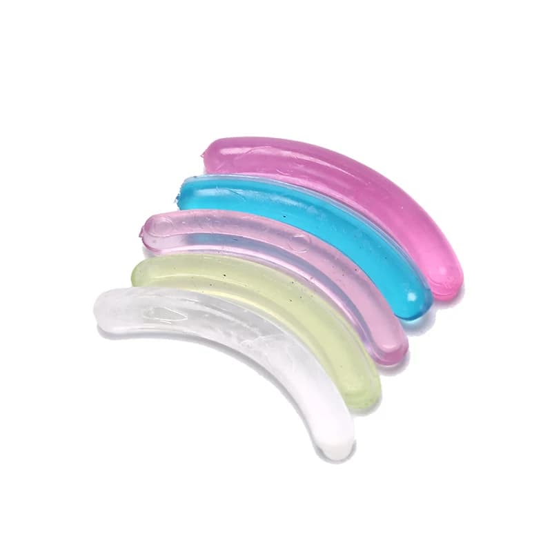 10Pcs Del Ciglio Bigodino Pads di Ricambio Universale Tipo di Curling di Alta Elastico di Gomma Pad Strumento di Bellezza di Trucco di Ricambio