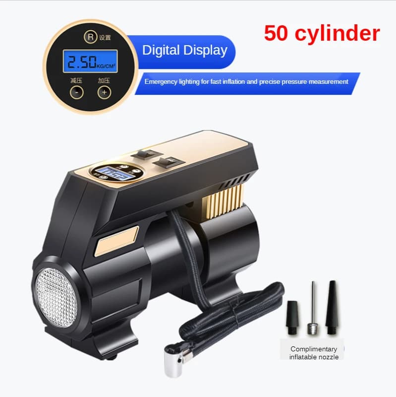 Compressore d'aria 12V portatile per auto elettrica Pompa di aria Gonfiatore per pneumatici Pumb Auto Pneumatico Pumb per auto Moto Bicicletta con luce a LED