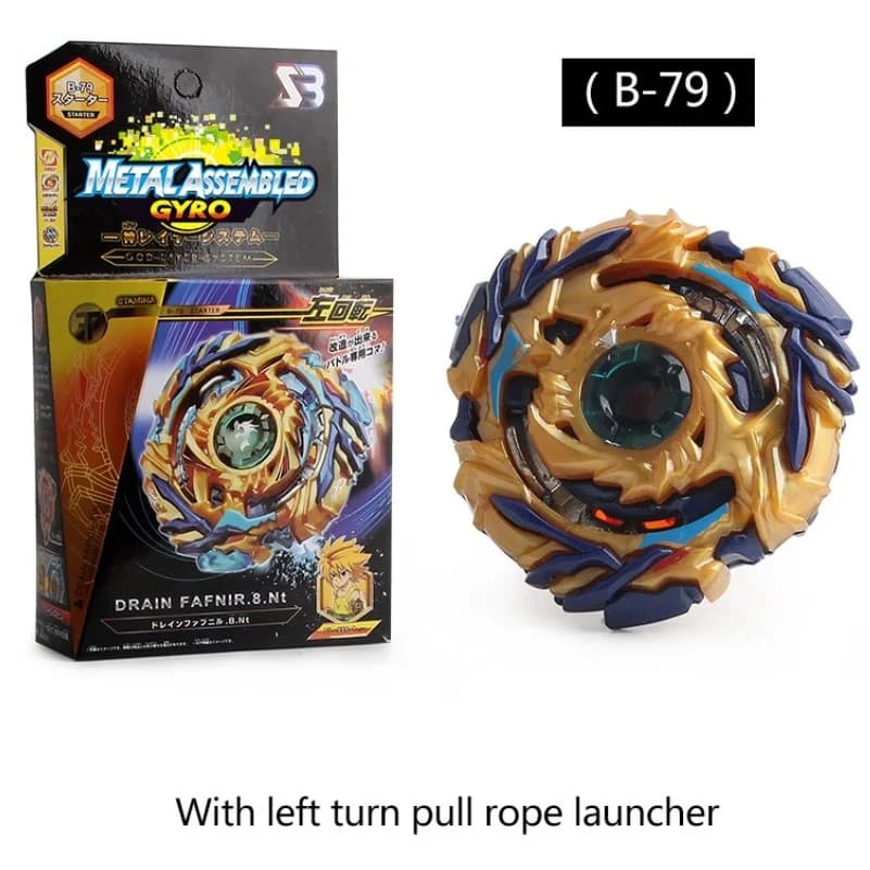 SPINNING TOP Boot Fafnir.8. Nt Booster in metal B-79 with left rotating rope launcher