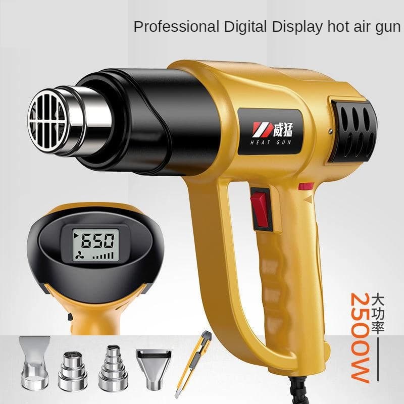 Termoregolatore per pistola ad aria calda elettrica industriale 220V Pistole termiche Display LCD Strumenti di saldatura