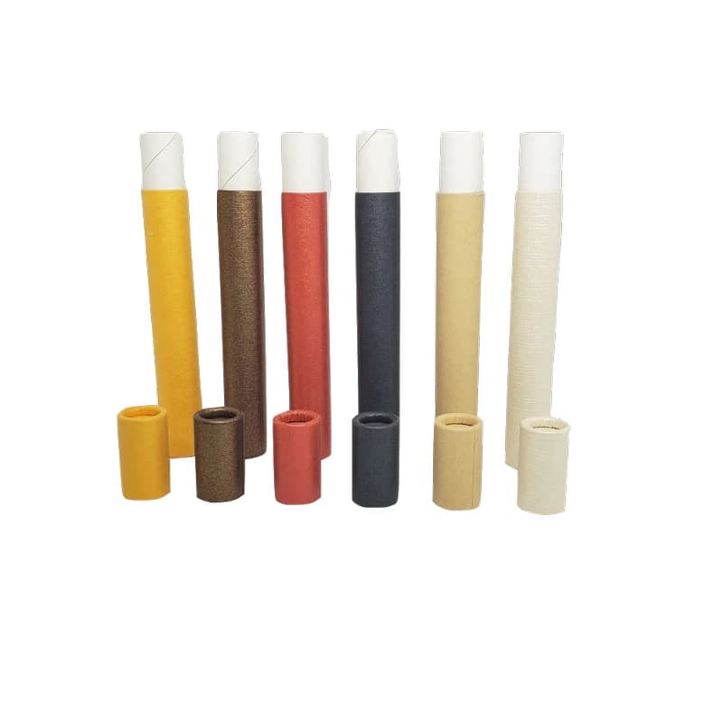 Small Perfume Paper Tube Packaging, Joss Stick, Convenient Carrying, Kraft Paper Incense Tube, Gift Box Cardboard, 100Pcs, 5 g