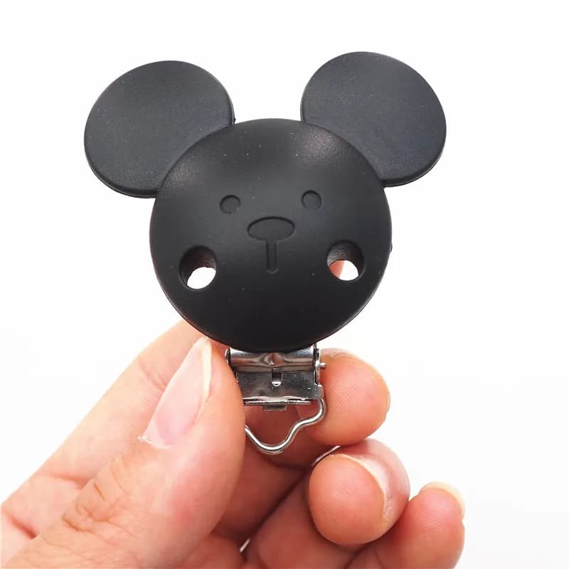 Chengkai 10 pz Silicone Massaggiagengive Pinze FAI DA TE Bambino Ciuccio Manichino Mouse Animale Succhietto Gioielli Infermieristici Giocattolo Pinze Accessori