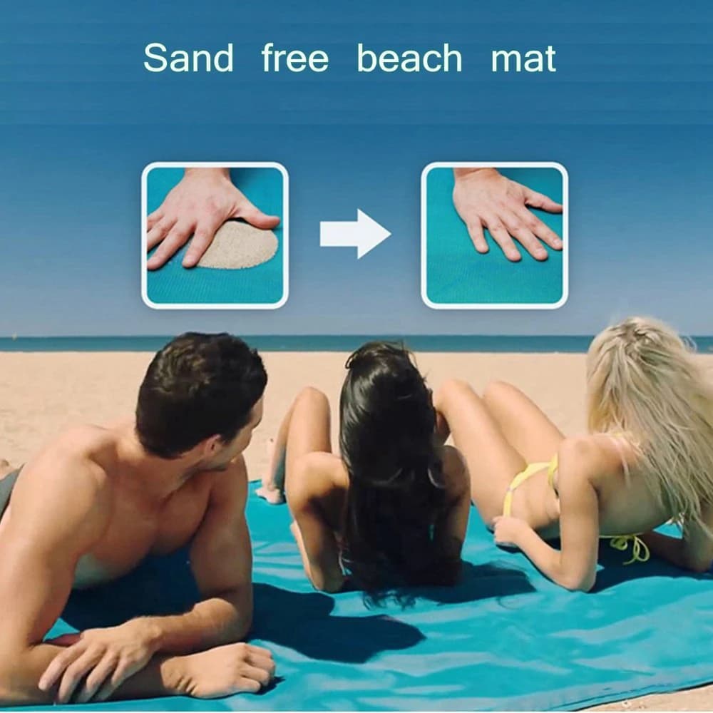1.5M/2.0M tappetino da spiaggia sabbia magica asciugamani da spiaggia coperta asciugamano portatile Anti sabbia telo mare tappetino estivo da viaggio asciugamano da spiaggia grande