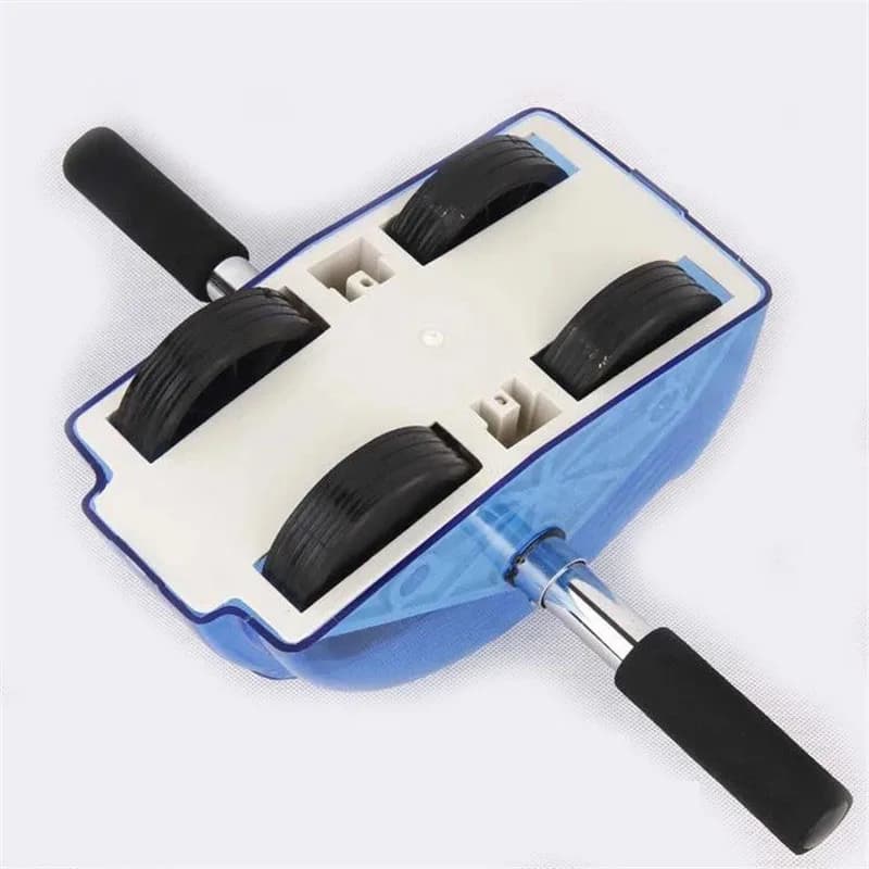 Four Wheel Abdominal Muscle Roller Rebound Type Belt Gear Ab Silent Trainer Fitness Equipment Body Building Hot
