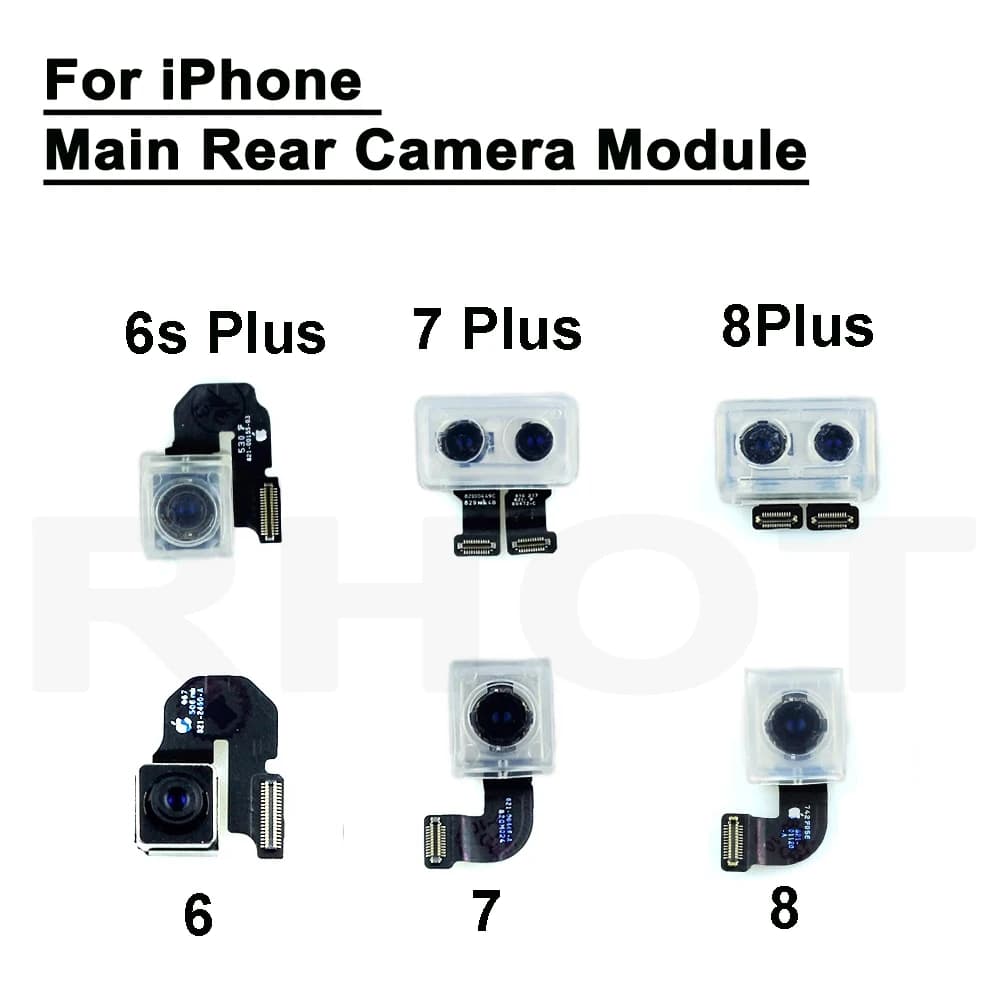 Tested 100% Original Rear Camera for iPhone 5 6 Plus 6S 6S Plus 7 7 Plus 8 8 Plus Rear Camera Module