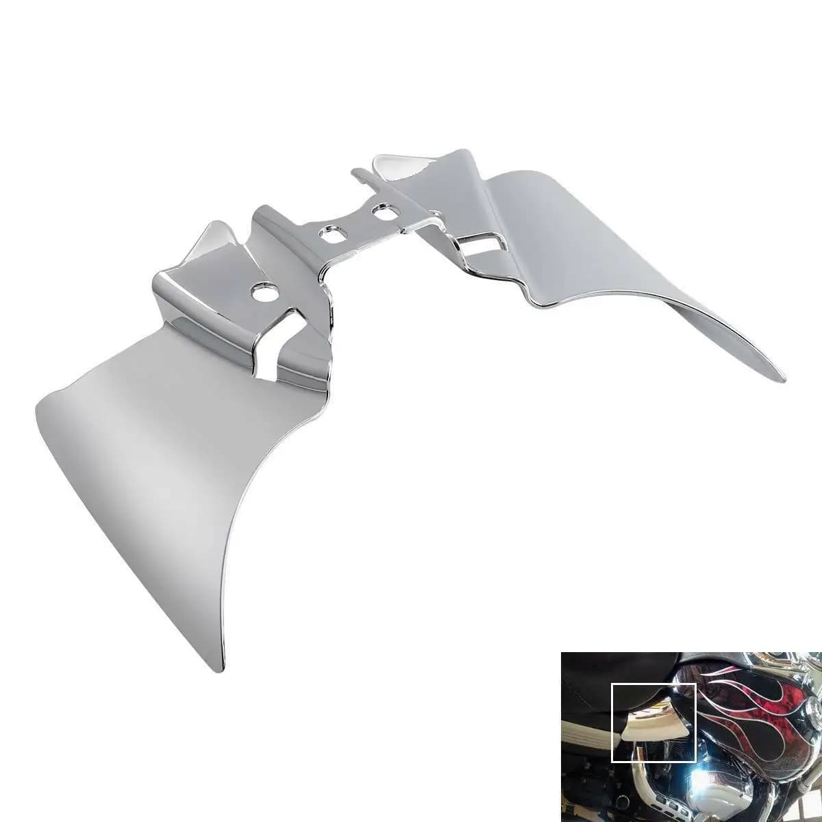 Saddle Shield Heat Deflector For Harley Dyna Low Rider Fat Bob Street Bob Super Glide Wide Glide Switchback 1999-2017 Motorcycle