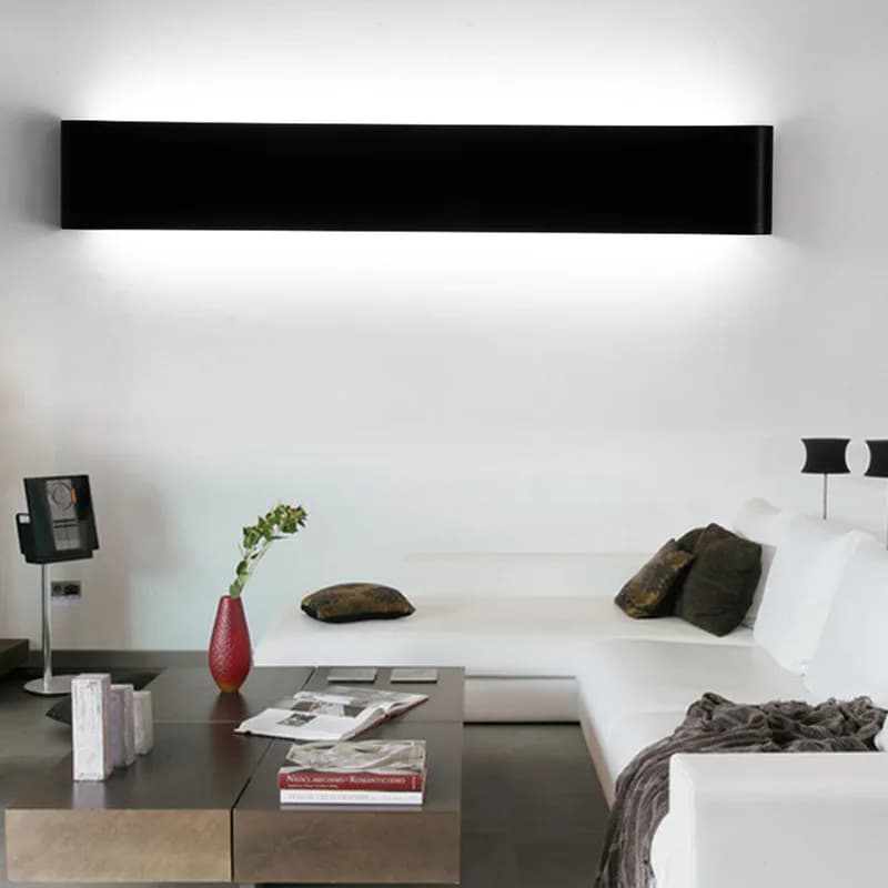 Lampada da parete moderna a LED Luci per specchio da bagno Sconce in alluminio Camera da letto Soggiorno Apparecchio 6W/12W/18W/24W Luce notturna a LED