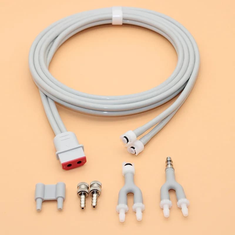 2021 nuovo tubo flessibile dell'aria del polsino di pressione sanguigna di NIBP per il Monitor paziente SVM-7500 di Nihon Kohden, tubo doppio di estensione di TPU