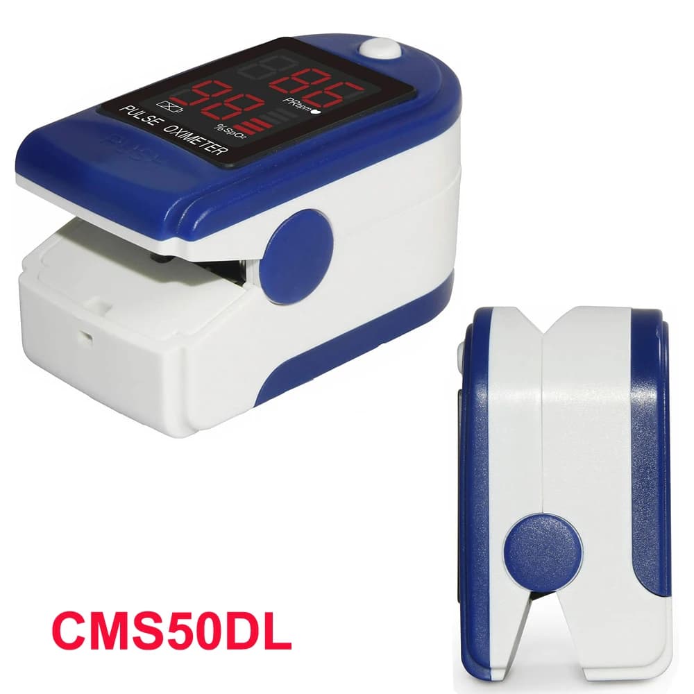 CONTEC CMS50DL LED display digital pulse oximeter from finger portable oxygen sensor in heart rate blood Monitor Spo2 for adults