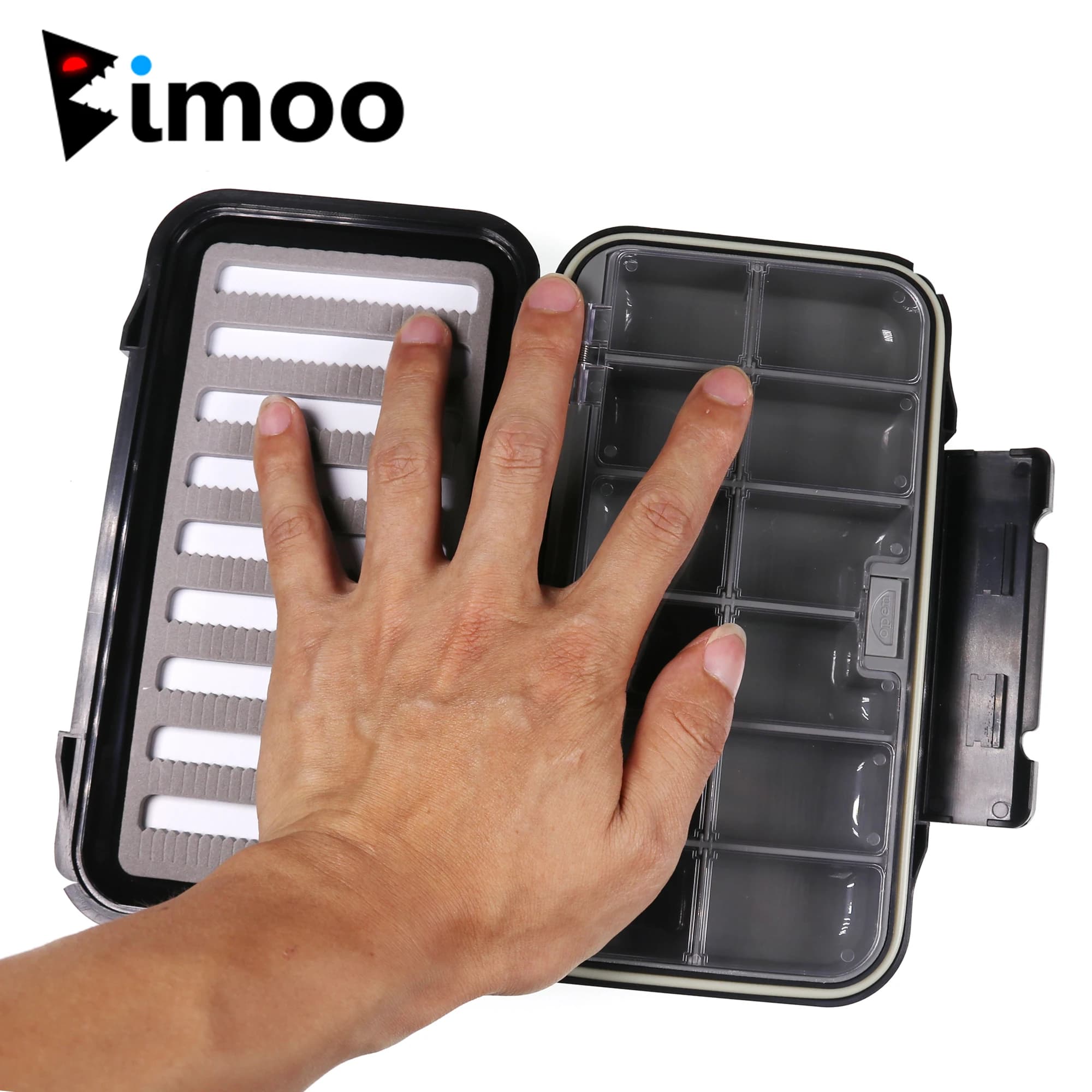 Bimoo M Size Waterproof Fishing in Moscow Fishing Box in Moscow Equipment Box Small Hook Giant Ice Box 7.76 ''x 4.40''' x 1.81'''