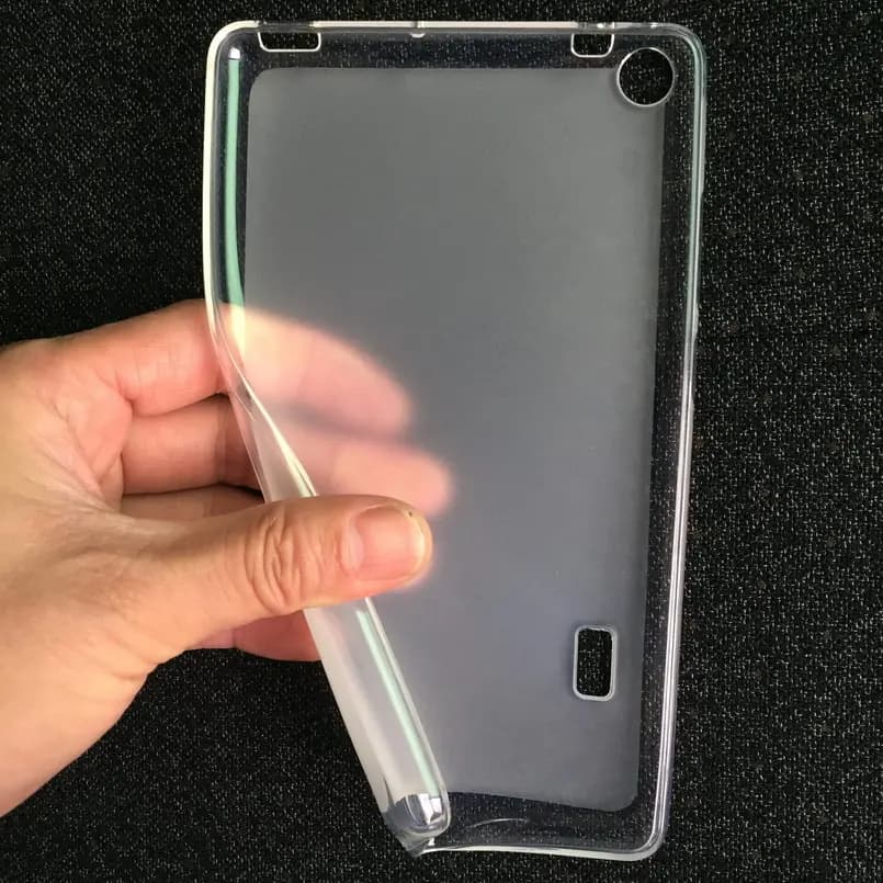 Tablet Custodia in pelle per Huawei MediaPad T3 7 Wifi BG2-W09 Molle di TPU Posteriore di Caso Funda per 7.0 pollici Huawei T3 7 copertura di Protezione Custodie + Regalo