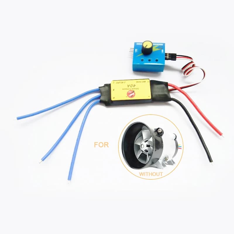 Controller di azionamento ESC 12V 40A Max 480W per caricatore turbo di potenza a turbina elettrica per auto Ventola di aspirazione aria Tan Boost