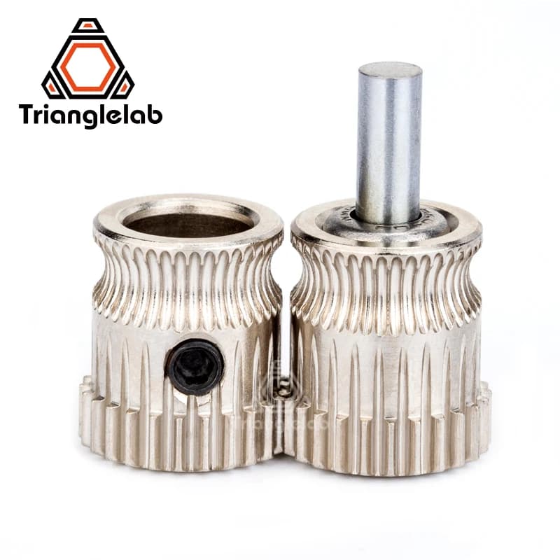Kit ingranaggi di trasmissione a doppia ruota dentata da 2,85/3,0 mm di diametro interno, 8 mm, per estrusore Bowden ORBITER V1.5 Prusai3 stampante 3D