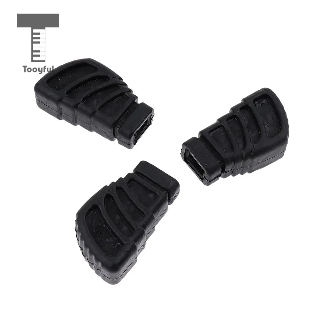 Piedini in gomma di ricambio da 3 pezzi per supporti per piatti hardware per tamburo con supporto singolo