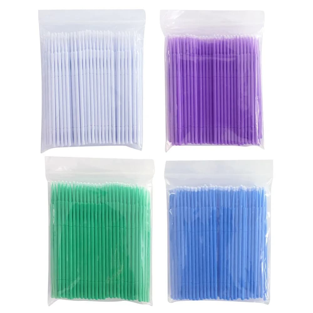 100 pcs/Lot DurableAvailable Eyelash Extension Applicants Individual Brush Mascara For Women Collar For Eyelash Cleaning Stick