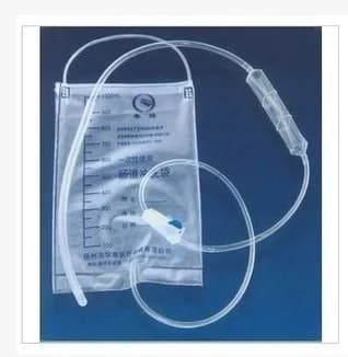 10pcs 1000ml plastic bag disposable enema bag coffee enema drainage bag health transparent intestinal cleaning bag