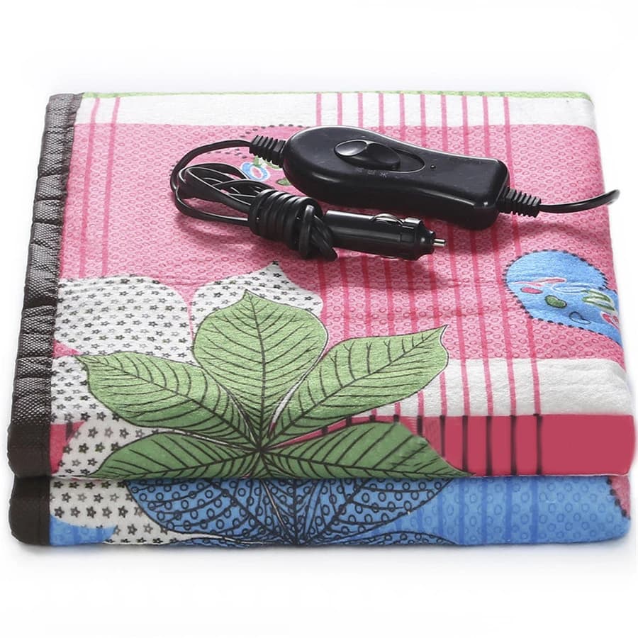 24V Auto Riscaldamento Elettrico Coperta W/Accendisigari Riscaldata Trapunta Camion Cuscino di colore trasmesso a caso