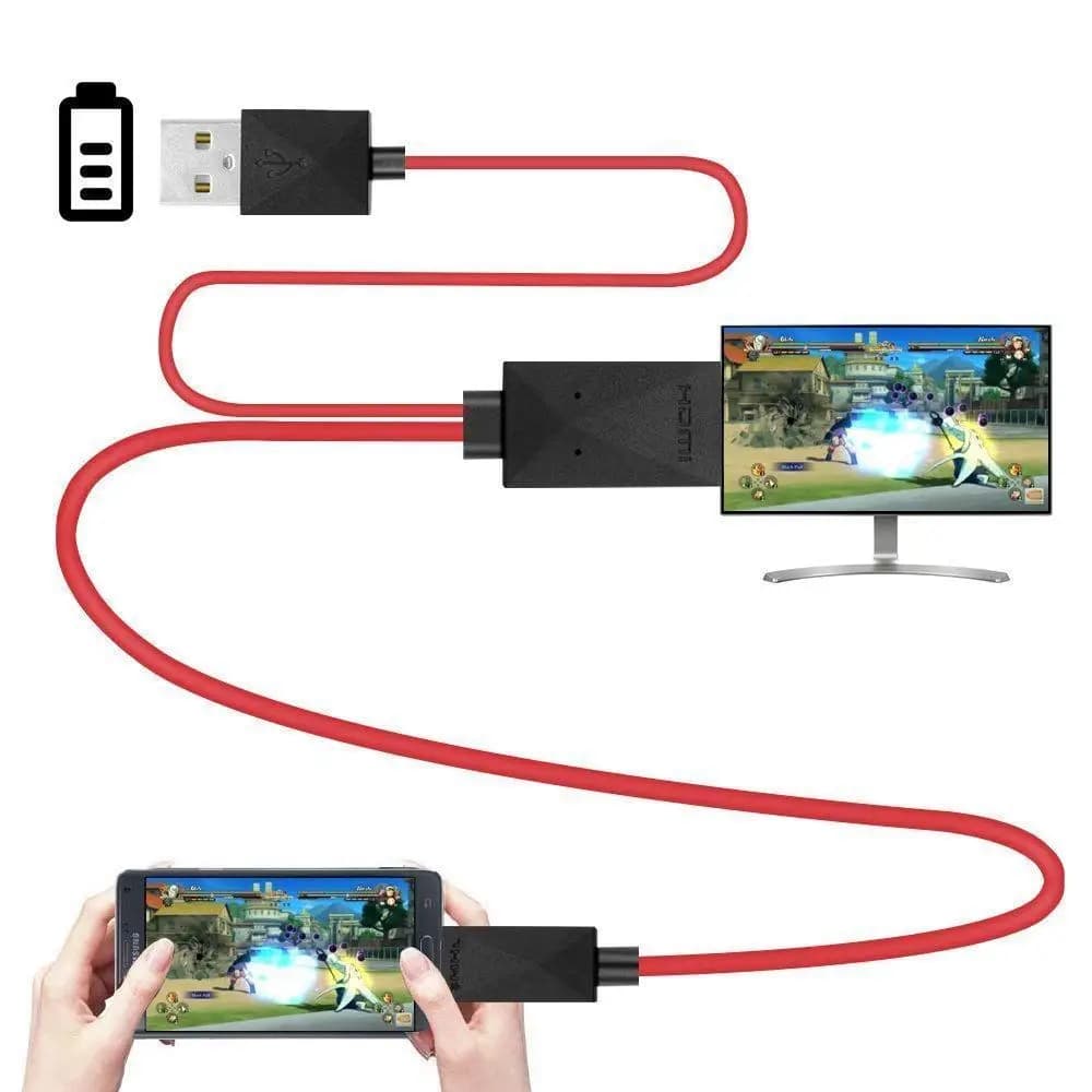 6.5 piedi MHL cavo convertitore micro-usb a HDMI compatibile 1080P HDTV per dispositivi Android Samsung Galaxy S3 S4 S5 nota 3/2