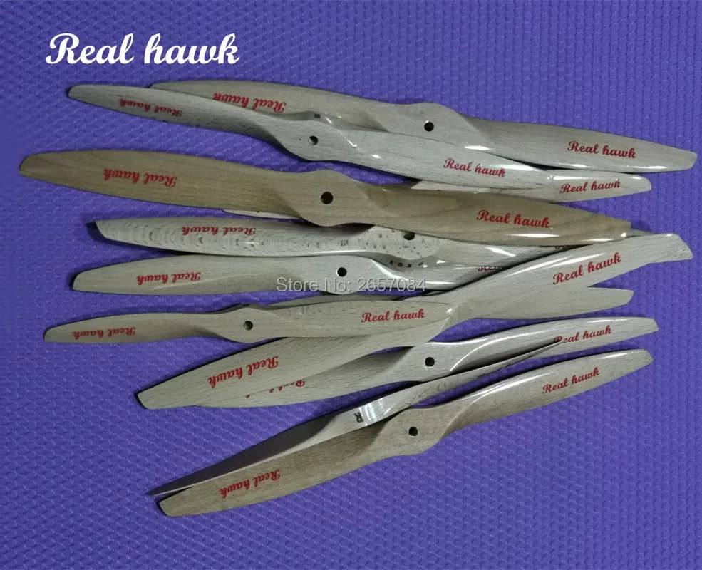 CCW or CW Wooden /Beech 22x8/22x10/22x12 Propeller High Efficiency For Airplane Nitro Engine