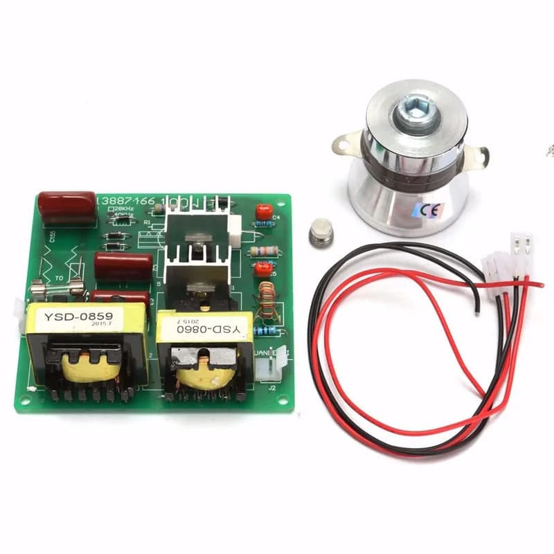 Ac 110v 100w 40k Pulitore Ad Ultrasuoni Bordo di Driver di Potenza + 1pcs 60w 40k Trasduttore per Macchine Per La Pulizia Ad Ultrasuoni
