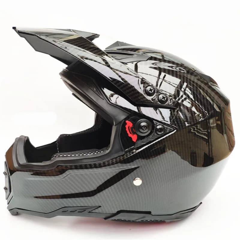 Carbon fiber model ABS Mater Full Face Moto Racing helmet DOT Outdoor Adult MX Motorcross Offroad Dirt Bike Moto ATV M