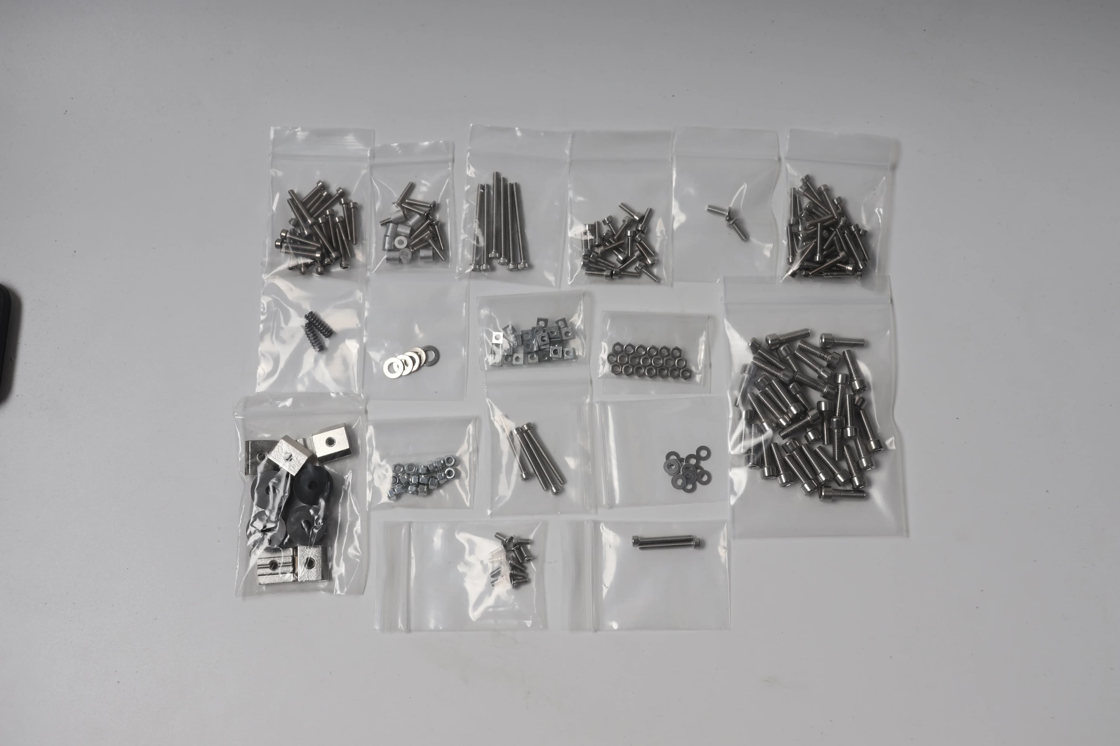 1.8 kit viti MK3S dado quadrato sottile L'intero kit parti di macchine hardware per parti della stampante 3D Prusa I3 MK3S +
