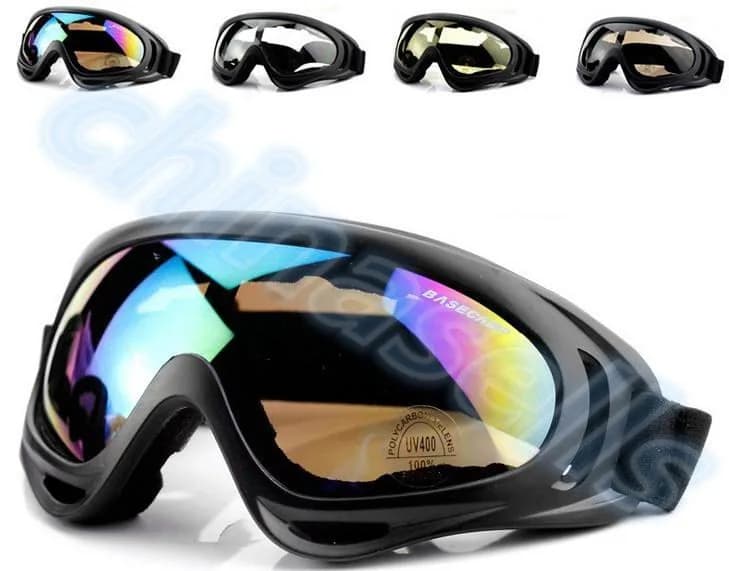 hot Winter Windproof Skiing Glasses Goggles Outdoor Sports cs Glasses Ski Goggles UV400 Dustproof Moto Cycling Sunglasses