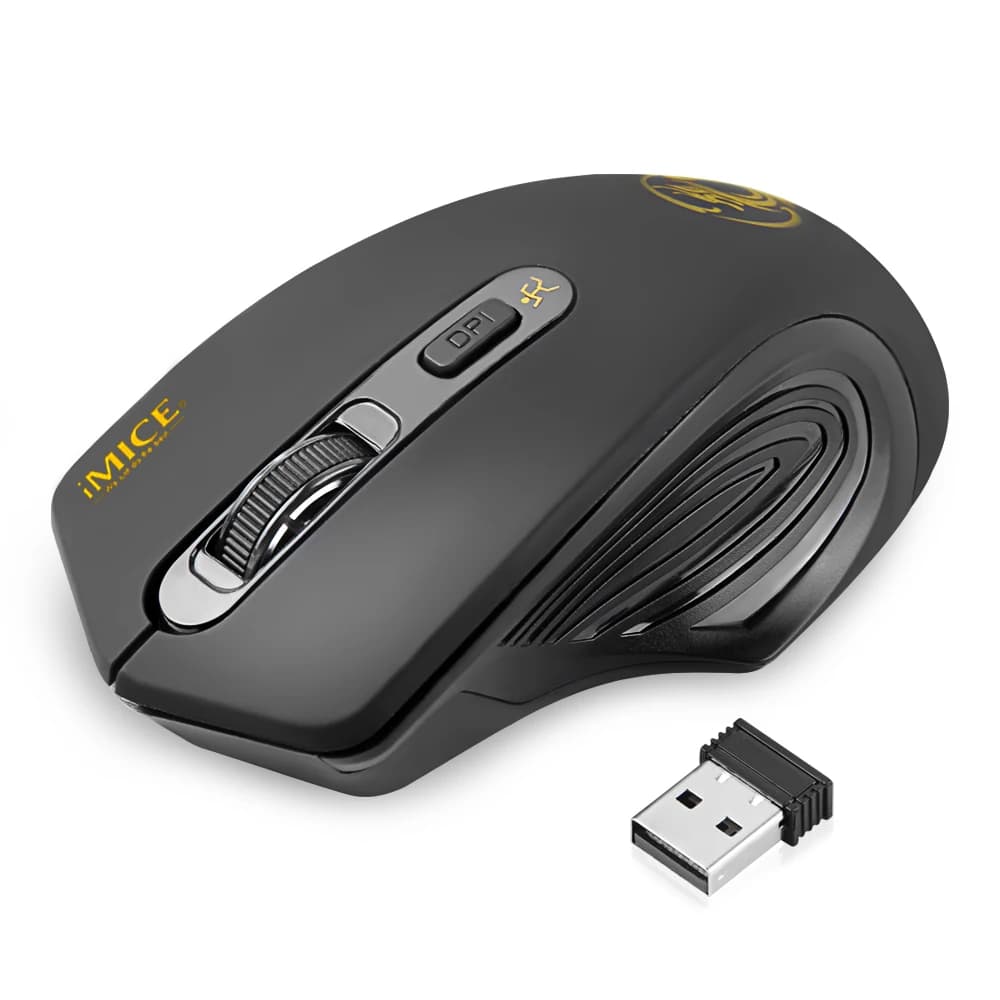 Wireless Mouse 2000DPI Adjustable USB 3.0 Computer Receiver Optical Mouse 2.4GHz Ergonomic Design Game Mouse For Laptop