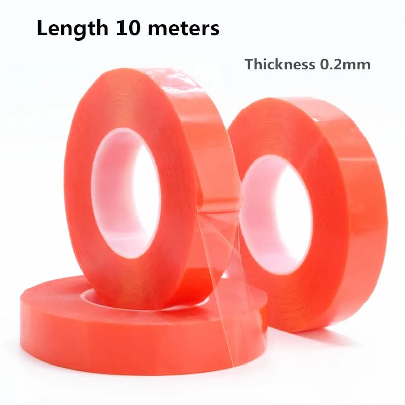 1 roll strong 0.2mm thick 10 meters acrylic adhesive two-sided tape for phone repair Tablet Display Lens LCD screen car paste