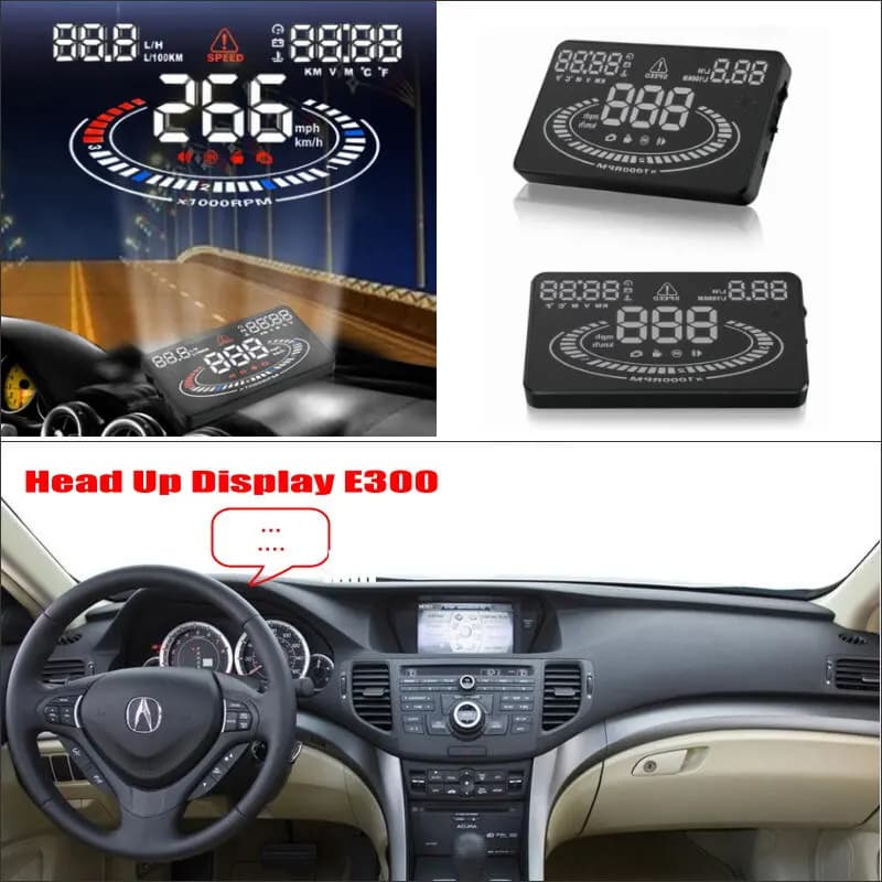 Display Head-Up HUD per Auto Acura CSX/ILX/MDX/TSX/RSX/ZDX, Proiettore Schermo per Guida Sicura su Parabrezza