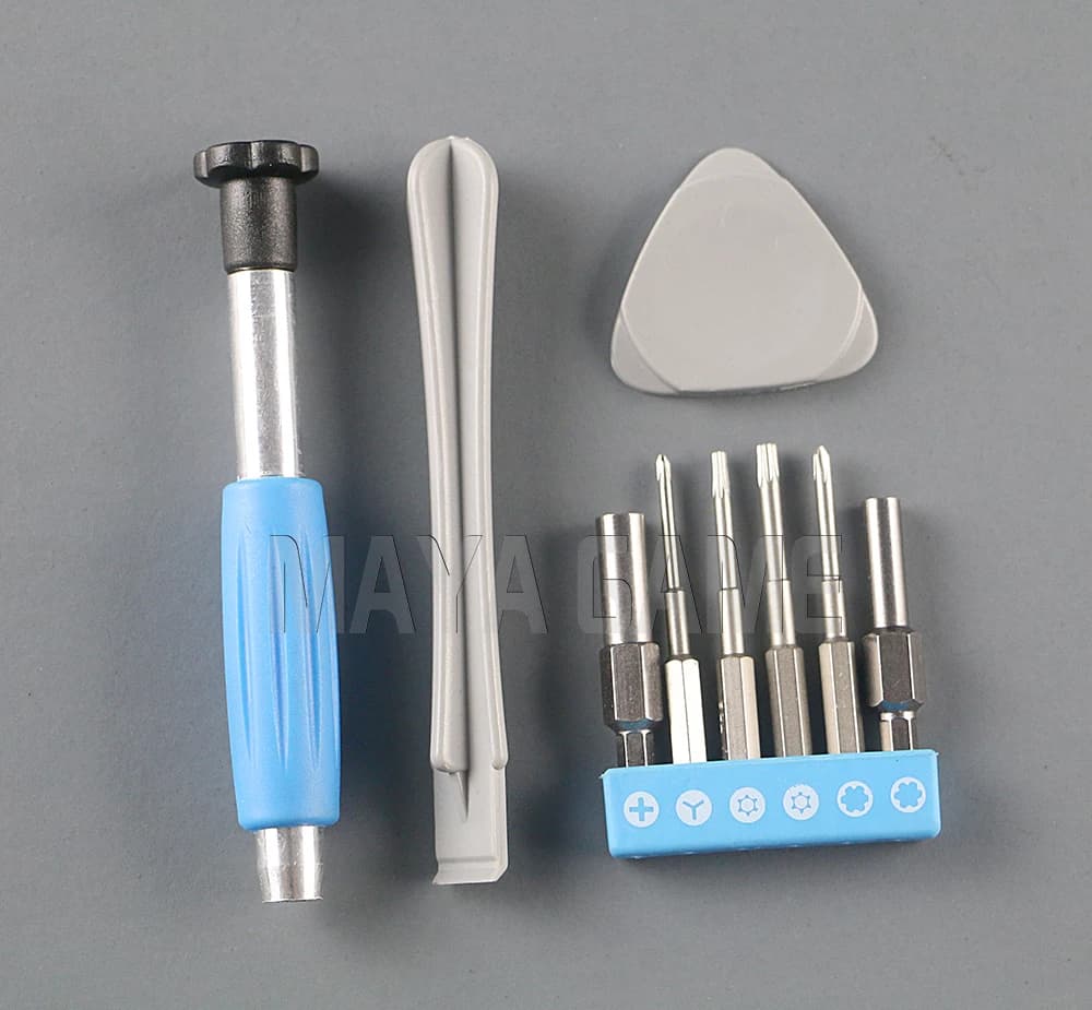 blue Universal Screwdriver Set Case Unlock Kit Full Tri-wing Screwdriver Repair Tool Kit for Nintend Switch/ SNES/ DS/3dsxl/psp