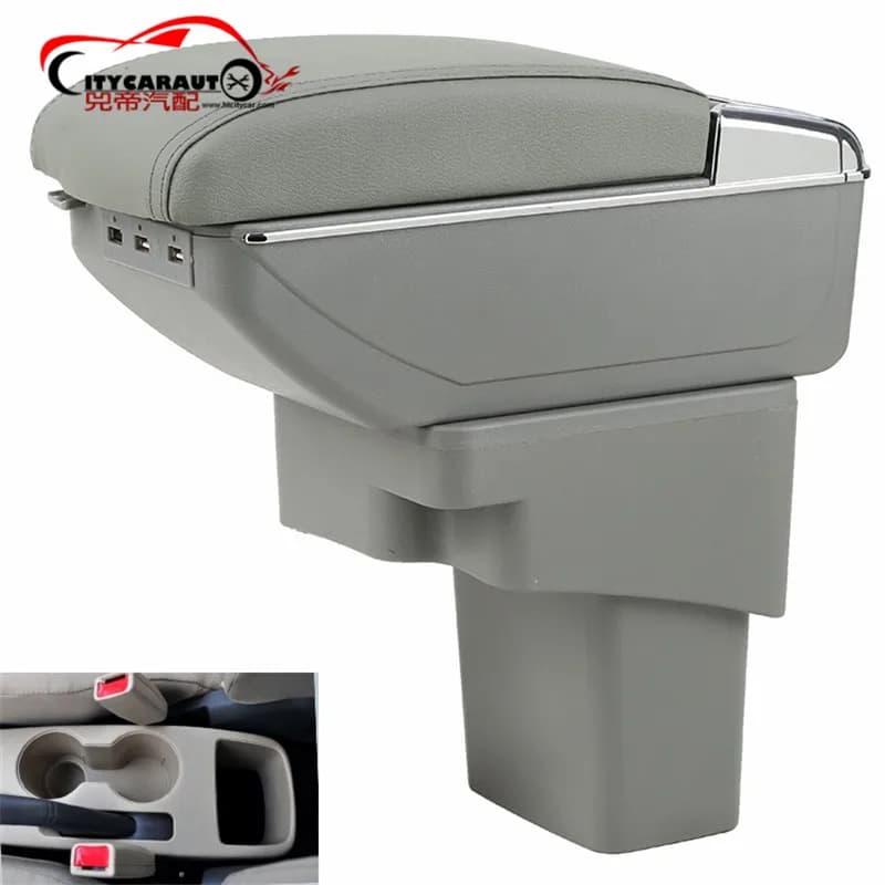 Central Auto Arm Box Storage Content Box Suitable for Hyudai Verna Solaris 2011-2017 Armest Box Car Accessories